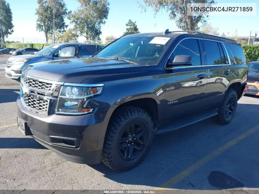1GNSCBKC4JR271859 2018 Chevrolet Tahoe Lt