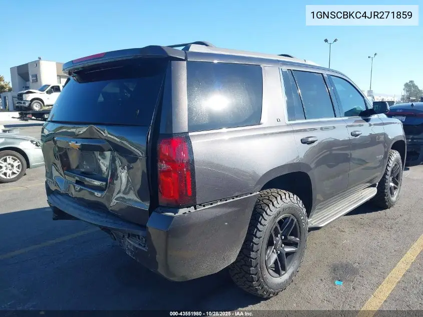 1GNSCBKC4JR271859 2018 Chevrolet Tahoe Lt