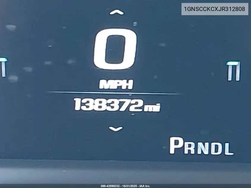 1GNSCCKCXJR312808 2018 Chevrolet Tahoe Premier