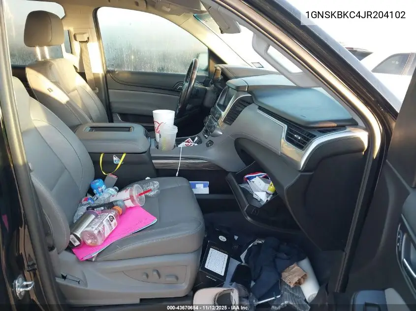 1GNSKBKC4JR204102 2018 Chevrolet Tahoe Lt