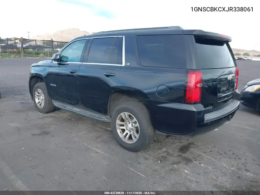 1GNSCBKCXJR338061 2018 Chevrolet Tahoe Lt