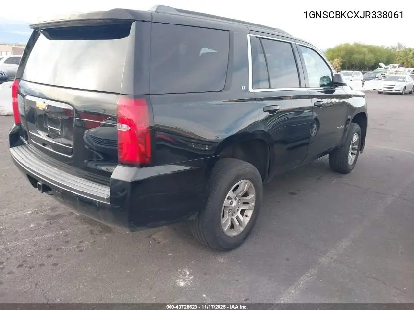 1GNSCBKCXJR338061 2018 Chevrolet Tahoe Lt