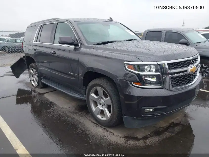 1GNSCBKC5JR370500 2018 Chevrolet Tahoe Lt