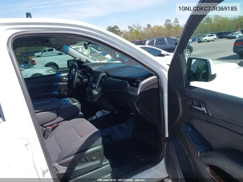 1GNLCDKC7JR369185 2018 Chevrolet Tahoe Commercial Fleet