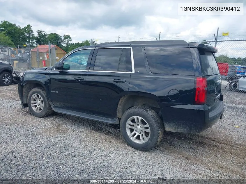 1GNSKBKC3KR390412 2019 Chevrolet Tahoe Lt