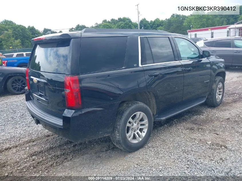 1GNSKBKC3KR390412 2019 Chevrolet Tahoe Lt