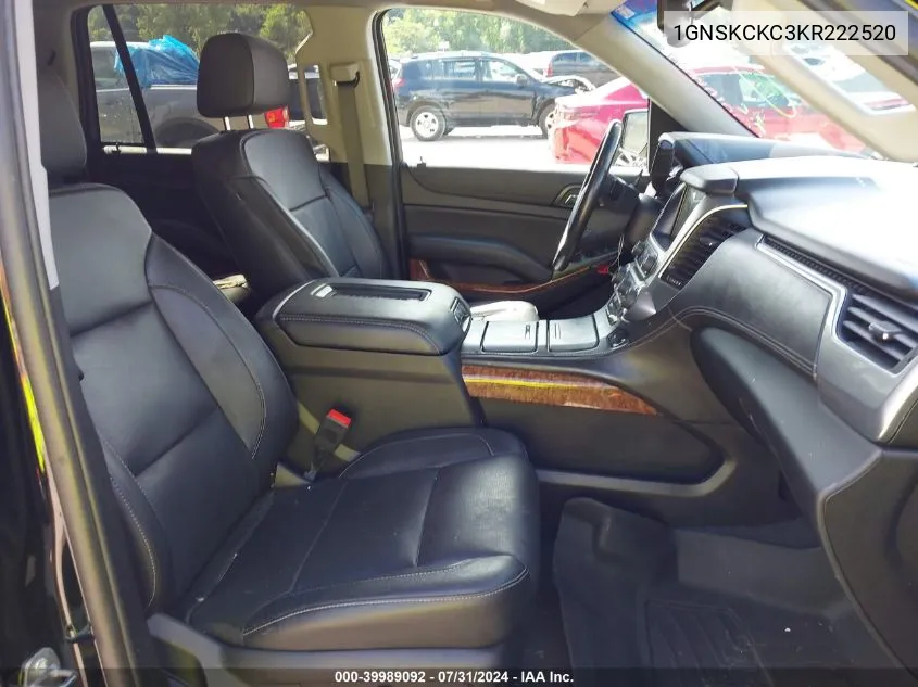 1GNSKCKC3KR222520 2019 Chevrolet Tahoe Premier