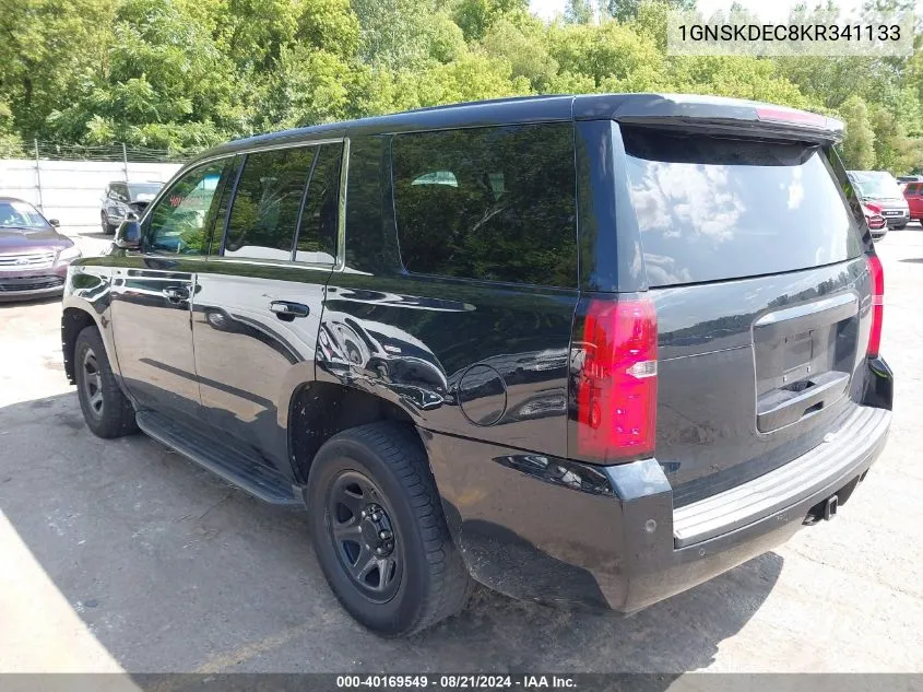 2019 Chevrolet Tahoe Commercial Fleet VIN: 1GNSKDEC8KR341133 Lot: 40169549