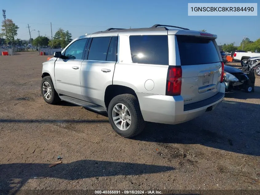 1GNSCBKC8KR384490 2019 Chevrolet Tahoe Lt