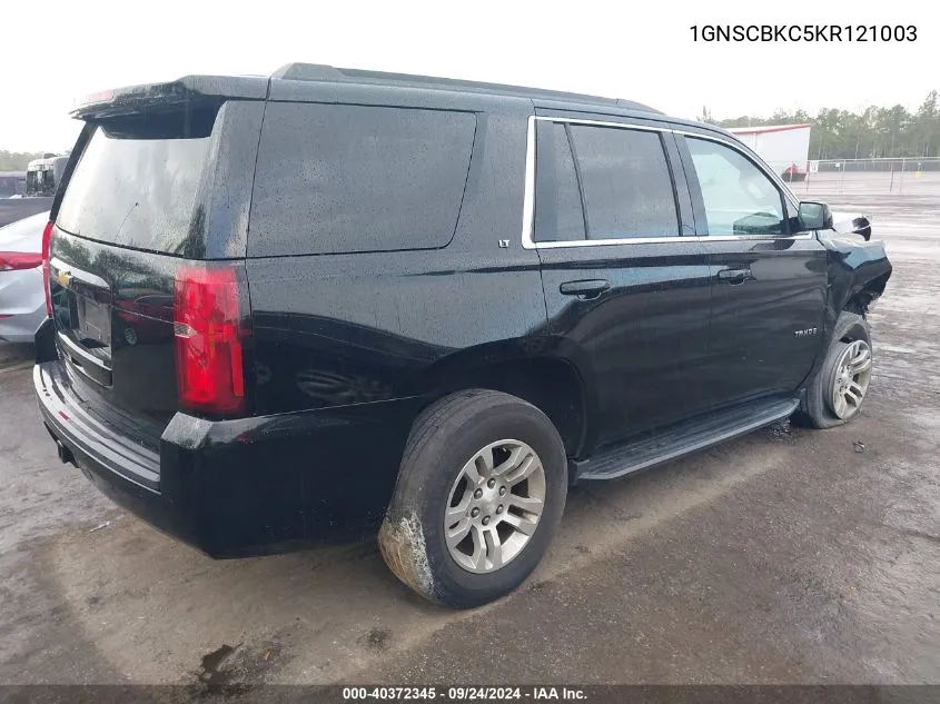 1GNSCBKC5KR121003 2019 Chevrolet Tahoe C1500 Lt