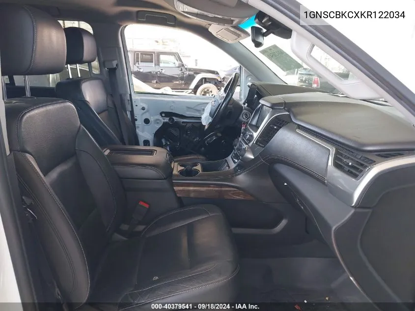 1GNSCBKCXKR122034 2019 Chevrolet Tahoe Lt