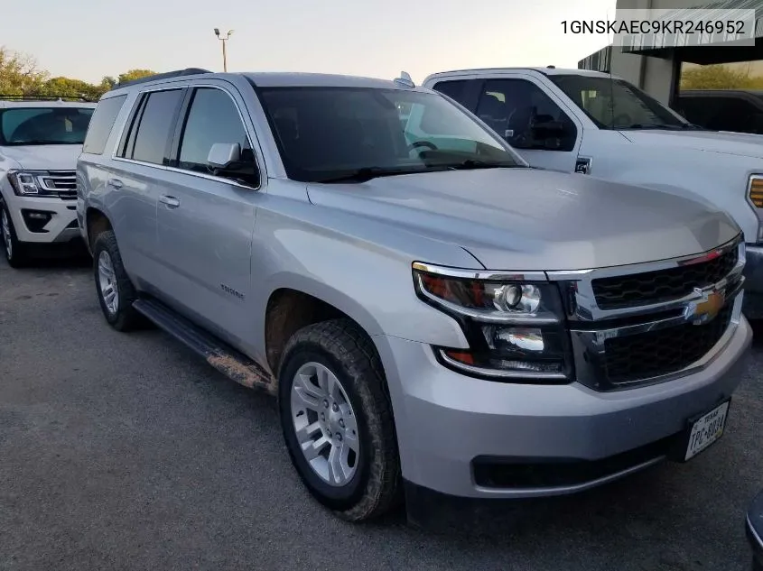 1GNSKAEC9KR246952 2019 Chevrolet Tahoe Ls