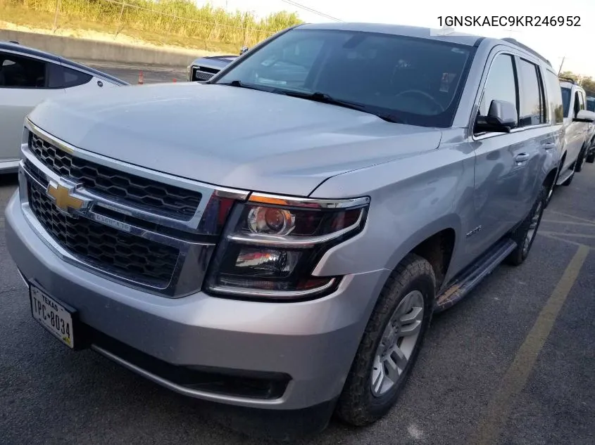 1GNSKAEC9KR246952 2019 Chevrolet Tahoe Ls