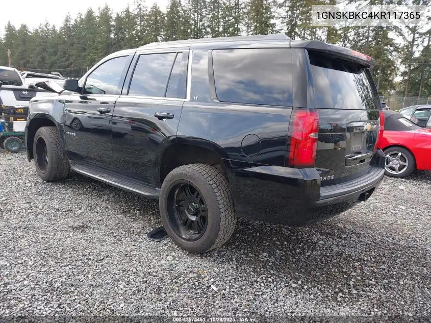 1GNSKBKC4KR117365 2019 Chevrolet Tahoe Lt