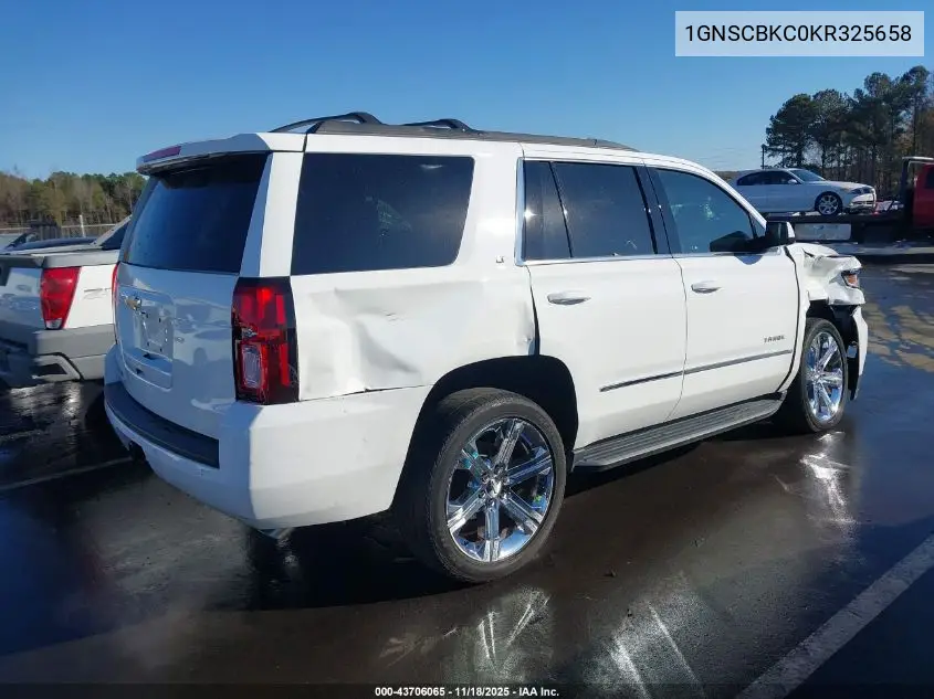1GNSCBKC0KR325658 2019 Chevrolet Tahoe Lt