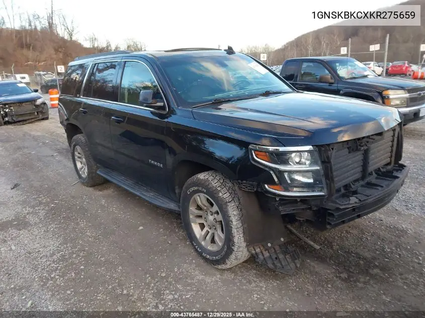 1GNSKBKCXKR275659 2019 Chevrolet Tahoe Lt