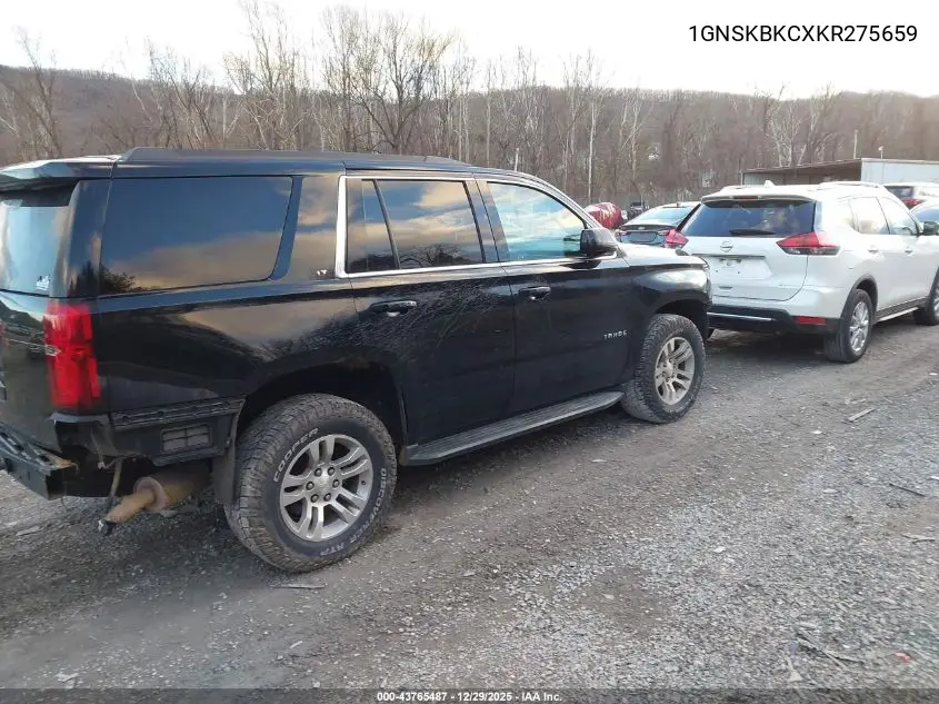 1GNSKBKCXKR275659 2019 Chevrolet Tahoe Lt