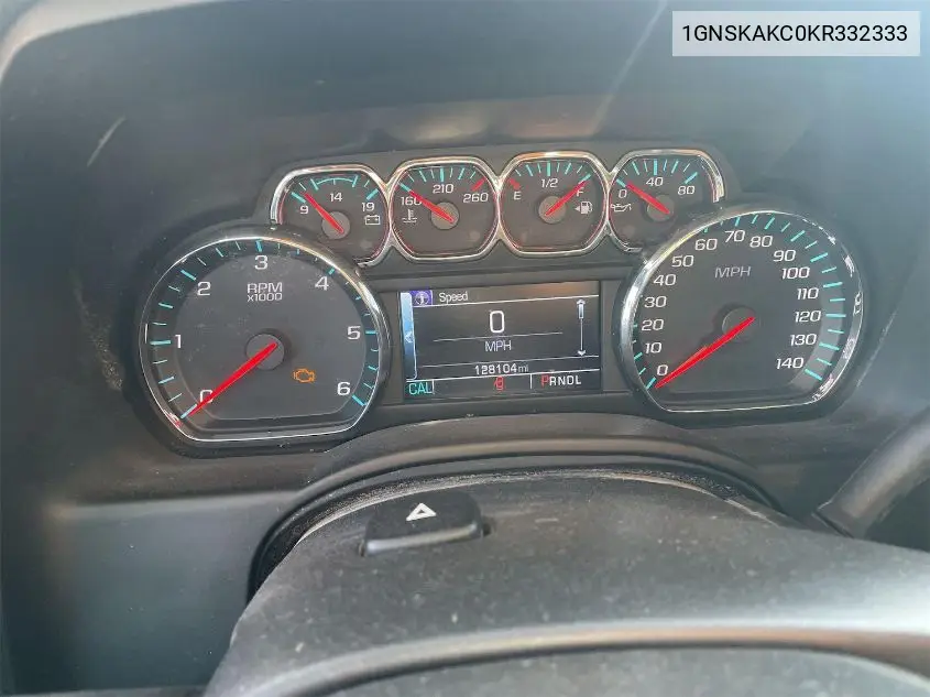 1GNSKAKC0KR332333 2019 Chevrolet Tahoe Ls