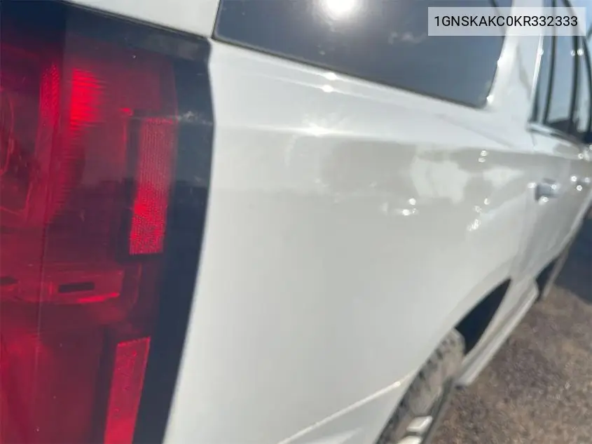 1GNSKAKC0KR332333 2019 Chevrolet Tahoe Ls