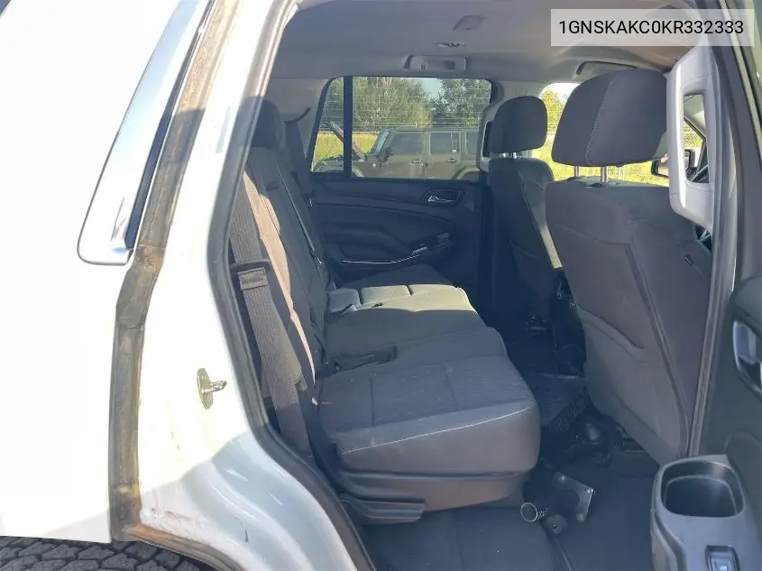1GNSKAKC0KR332333 2019 Chevrolet Tahoe Ls