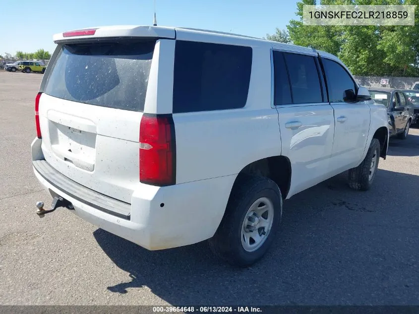 2020 Chevrolet Tahoe 4Wd Commercial Fleet VIN: 1GNSKFEC2LR218859 Lot: 39654648