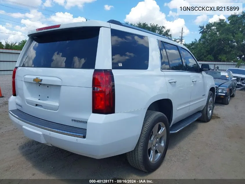 2020 Chevrolet Tahoe 2Wd Premier VIN: 1GNSCCKCXLR215899 Lot: 40128171