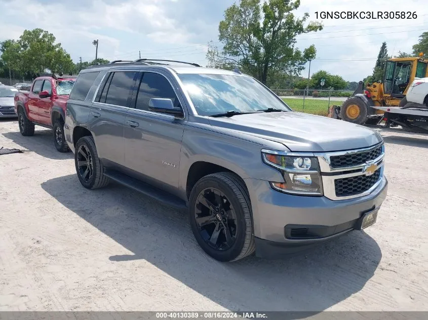 2020 Chevrolet Tahoe 2Wd Lt VIN: 1GNSCBKC3LR305826 Lot: 40130389