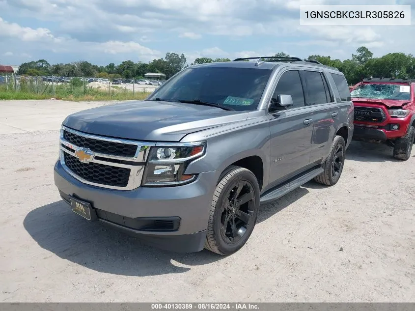 2020 Chevrolet Tahoe 2Wd Lt VIN: 1GNSCBKC3LR305826 Lot: 40130389