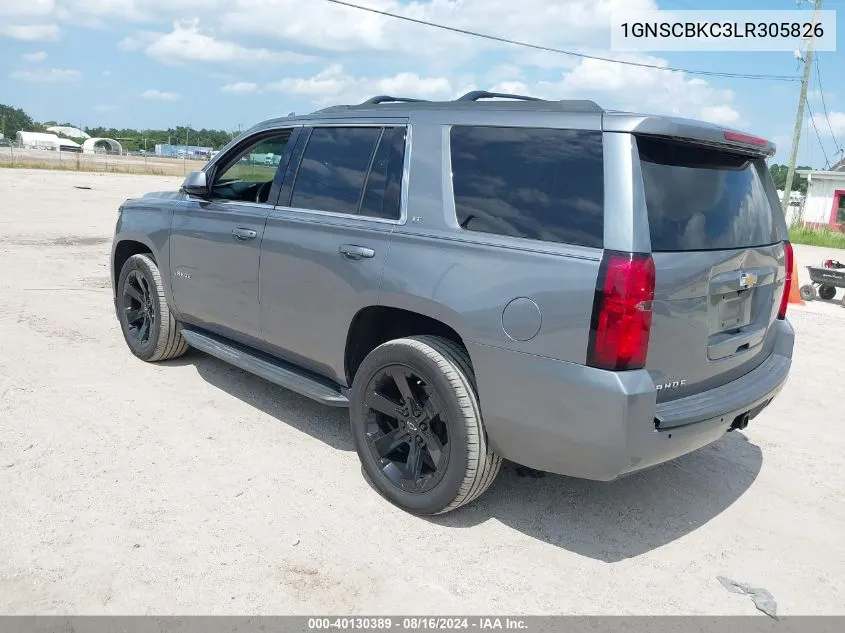 2020 Chevrolet Tahoe 2Wd Lt VIN: 1GNSCBKC3LR305826 Lot: 40130389