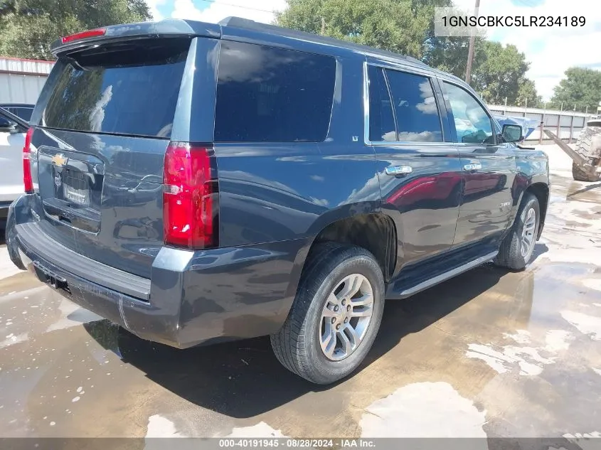 2020 Chevrolet Tahoe 2Wd Lt VIN: 1GNSCBKC5LR234189 Lot: 40191945