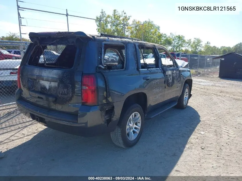 2020 Chevrolet Tahoe 4Wd Lt VIN: 1GNSKBKC8LR121565 Lot: 40238063