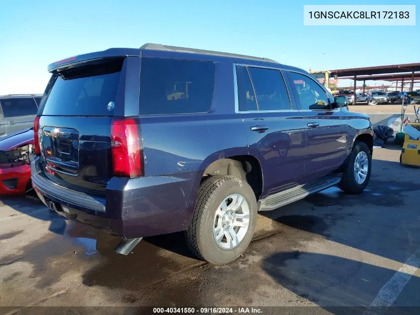 2020 Chevrolet Tahoe 2Wd Ls VIN: 1GNSCAKC8LR172183 Lot: 40341550