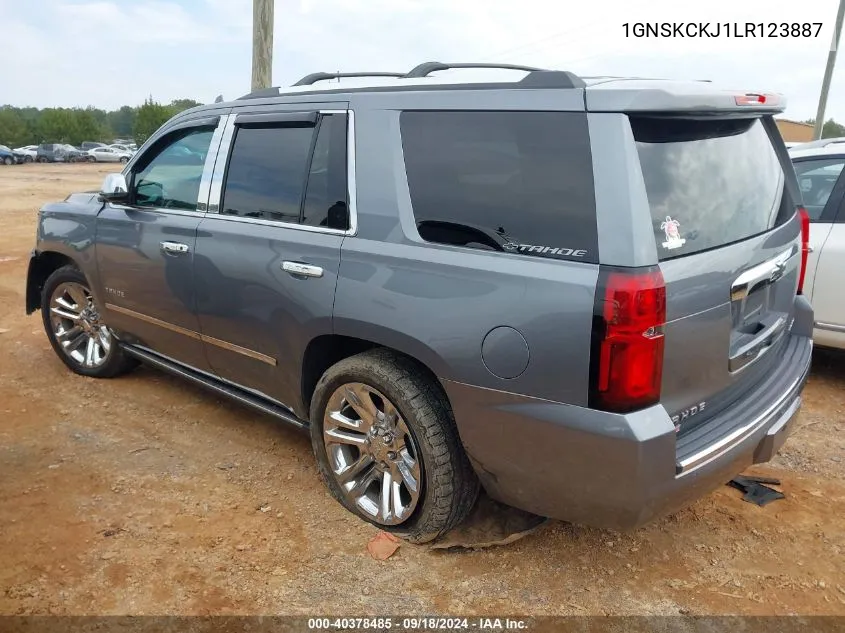 2020 Chevrolet Tahoe 4Wd Premier VIN: 1GNSKCKJ1LR123887 Lot: 40378485