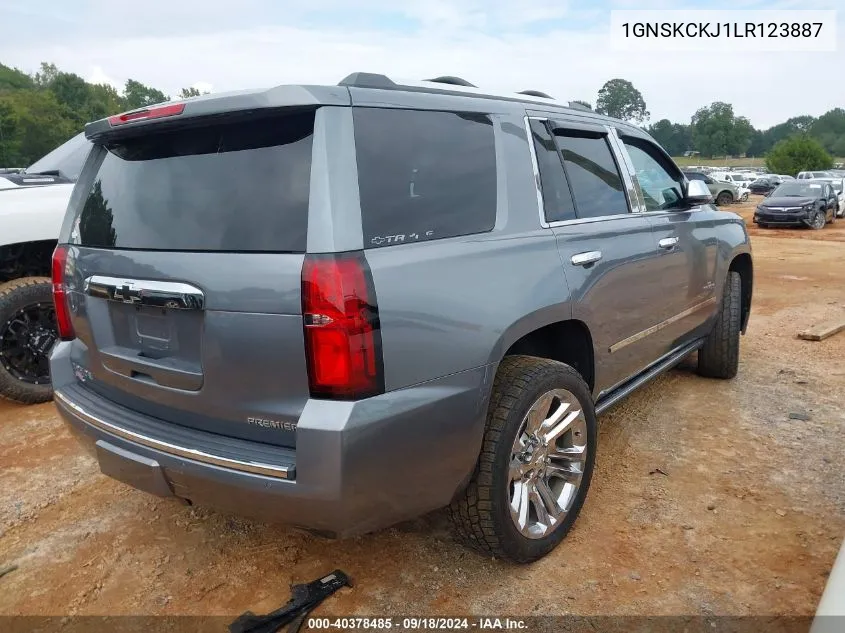 2020 Chevrolet Tahoe 4Wd Premier VIN: 1GNSKCKJ1LR123887 Lot: 40378485