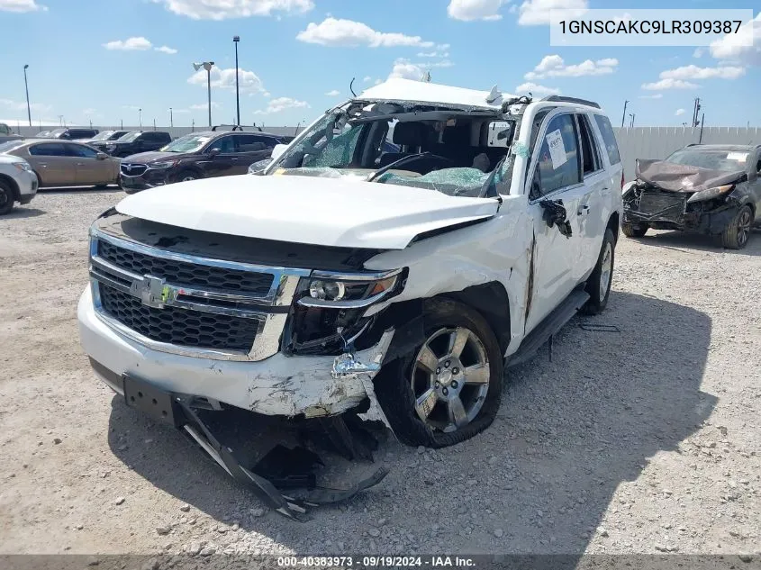 2020 Chevrolet Tahoe 2Wd Ls VIN: 1GNSCAKC9LR309387 Lot: 40383973