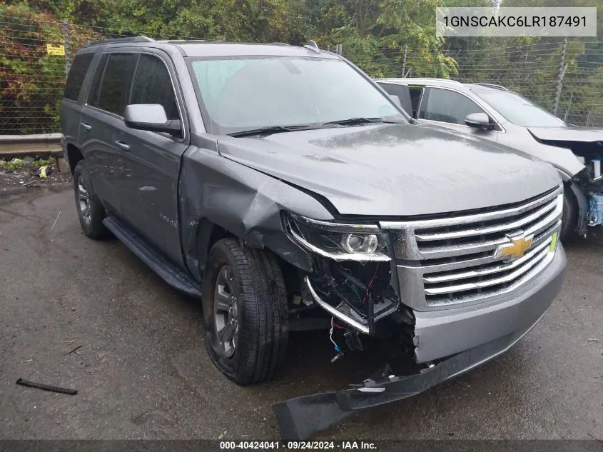 1GNSCAKC6LR187491 2020 Chevrolet Tahoe 2Wd Ls