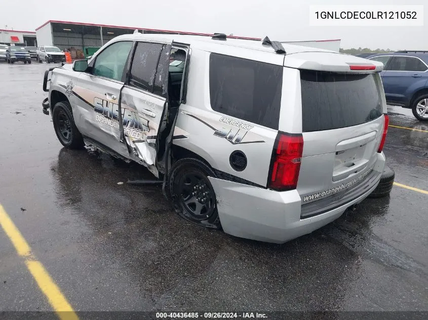 1GNLCDEC0LR121052 2020 Chevrolet Tahoe Police