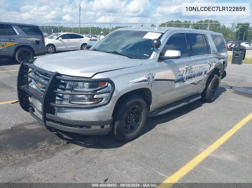 2020 Chevrolet Tahoe 2Wd Commercial Fleet VIN: 1GNLCDEC7LR122859 Lot: 40436602