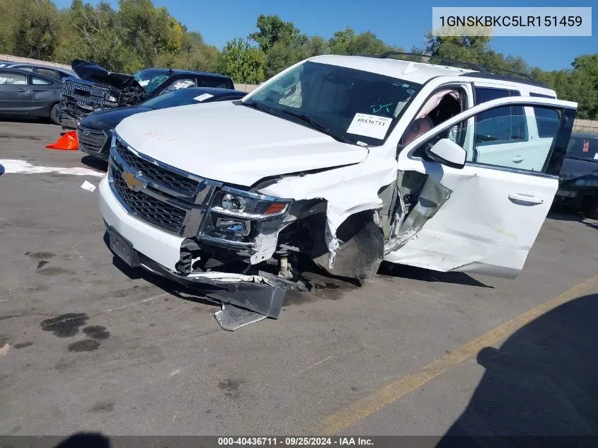 2020 Chevrolet Tahoe 4Wd Lt VIN: 1GNSKBKC5LR151459 Lot: 40436711