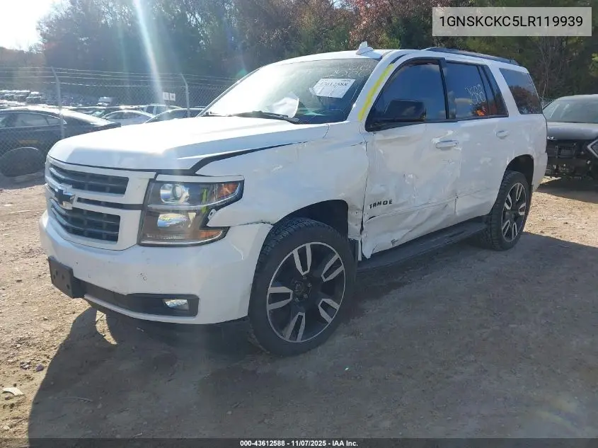 1GNSKCKC5LR119939 2020 Chevrolet Tahoe 4Wd Premier