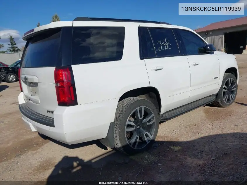 1GNSKCKC5LR119939 2020 Chevrolet Tahoe 4Wd Premier