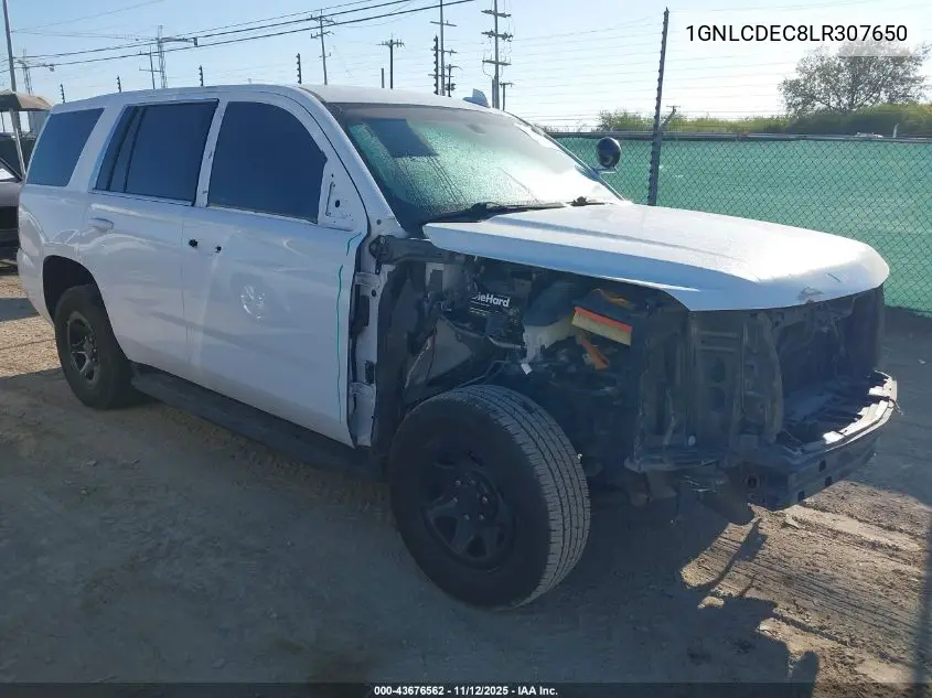 1GNLCDEC8LR307650 2020 Chevrolet Tahoe 2Wd Commercial Fleet