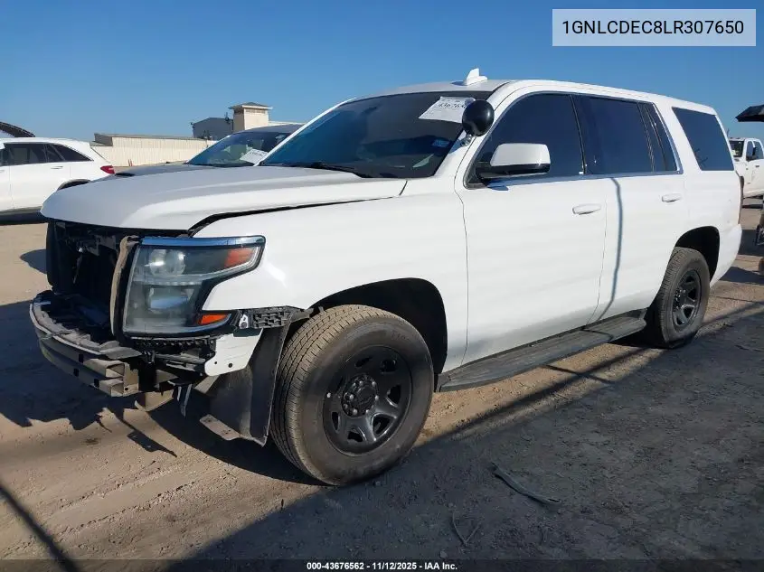 1GNLCDEC8LR307650 2020 Chevrolet Tahoe 2Wd Commercial Fleet