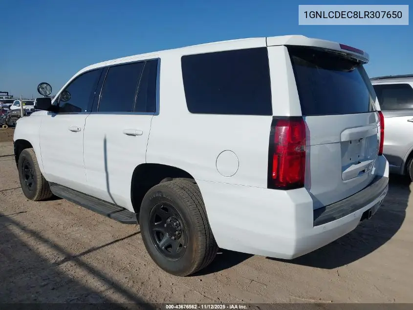 1GNLCDEC8LR307650 2020 Chevrolet Tahoe 2Wd Commercial Fleet
