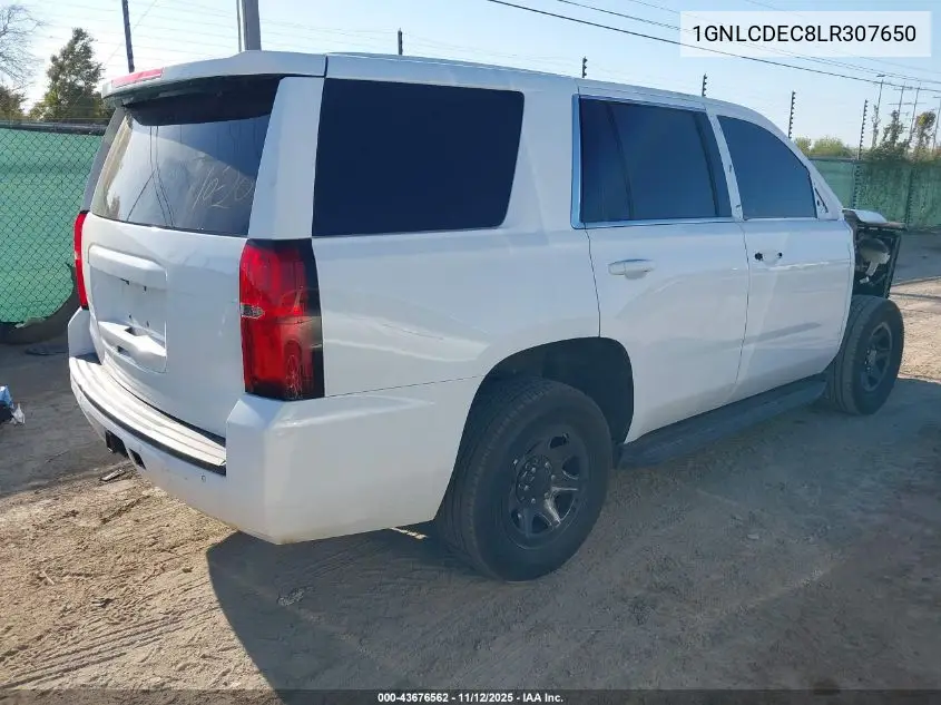 1GNLCDEC8LR307650 2020 Chevrolet Tahoe 2Wd Commercial Fleet