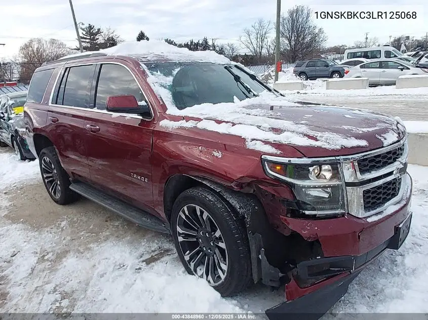 1GNSKBKC3LR125068 2020 Chevrolet Tahoe 4Wd Lt