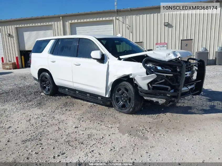 1GNSCLEDXMR368174 2021 Chevrolet Tahoe 2Wd Commercial Fleet