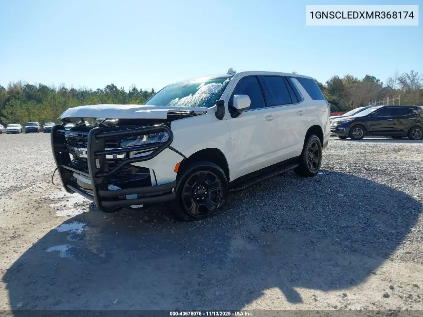 1GNSCLEDXMR368174 2021 Chevrolet Tahoe 2Wd Commercial Fleet