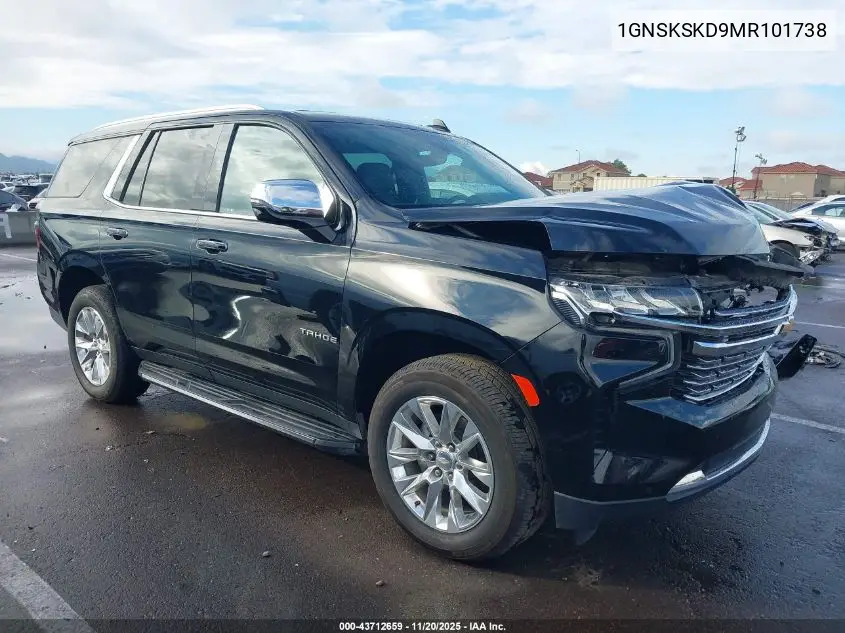 1GNSKSKD9MR101738 2021 Chevrolet Tahoe 4Wd Premier