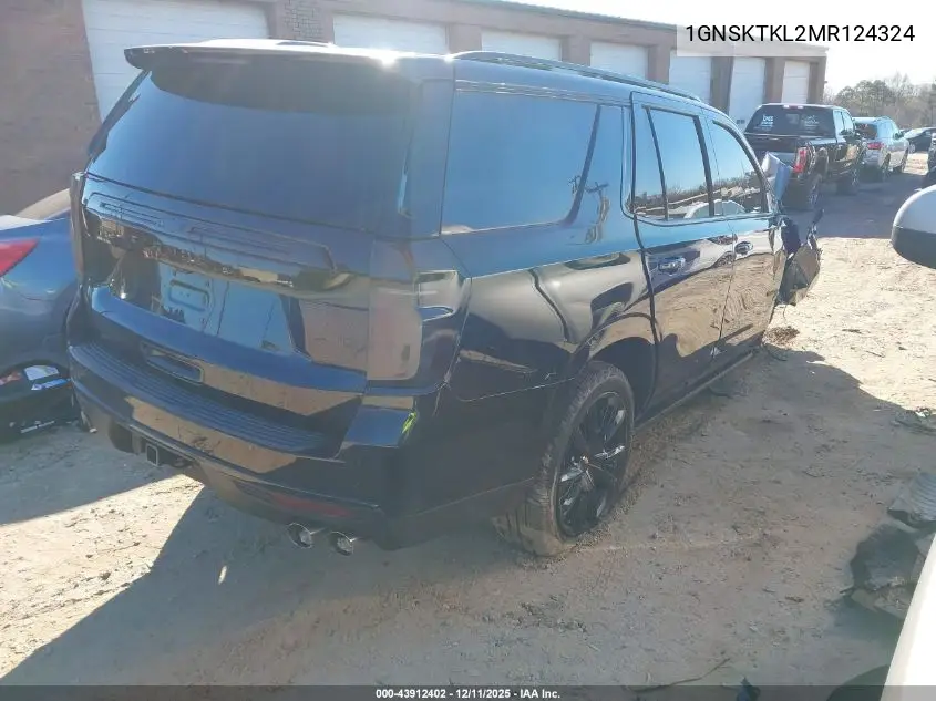 1GNSKTKL2MR124324 2021 Chevrolet Tahoe 4Wd High Country